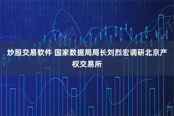 炒股交易软件 国家数据局局长刘烈宏调研北京产权交易所